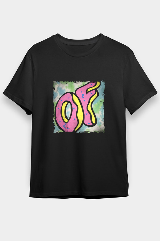 Odd Future Baskılı Unisex Siyah Tişört