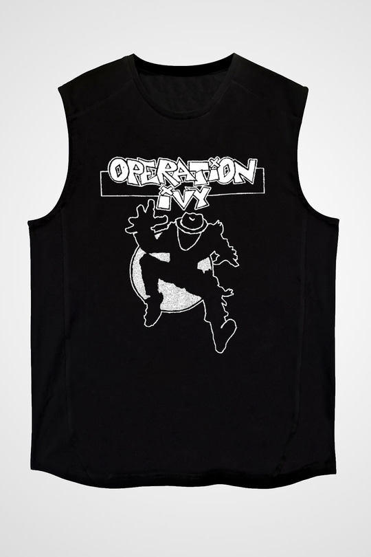 Operation Ivy Siyah Unisex Kolsuz Tişört