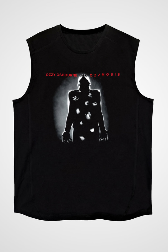 Ozzy Osbourne Siyah Unisex Kolsuz Tişört