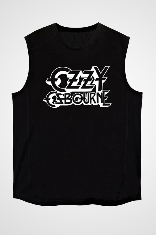 Ozzy Osbourne Siyah Unisex Kolsuz Tişört