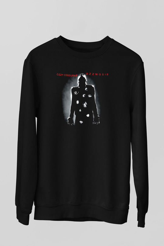 Ozzy Osbourne Siyah Unisex Sweatshirt