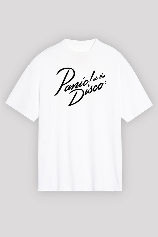 Panic at the Disco Beyaz Unisex Oversize Tişört T-Shirt