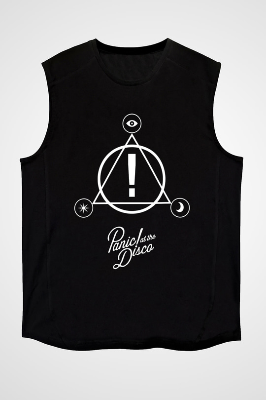 Panic at the Disco Siyah Unisex Kolsuz Tişört