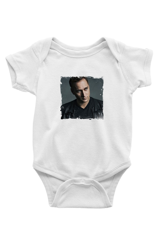 Paul Van Dyk Baskılı Beyaz Bebek Body - Zıbın