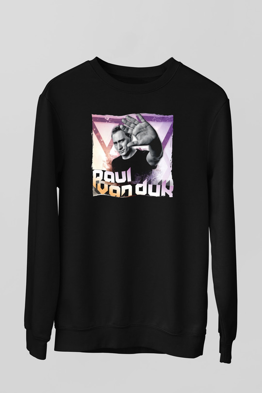 Paul Van Dyk Siyah Unisex Sweatshirt