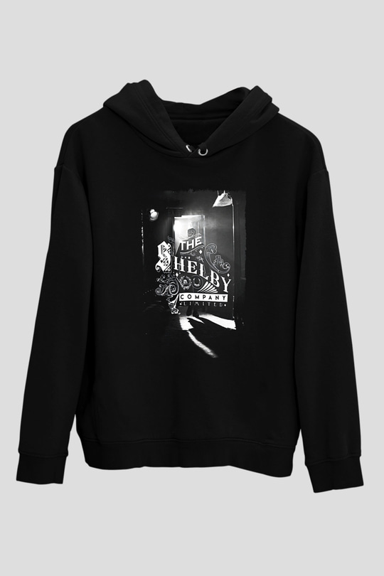 Peaky Blinders Baskılı Unisex Siyah Hoodie