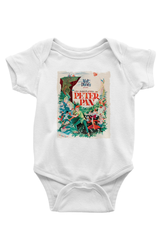Peter Pan Beyaz Bebek Body - Zıbın