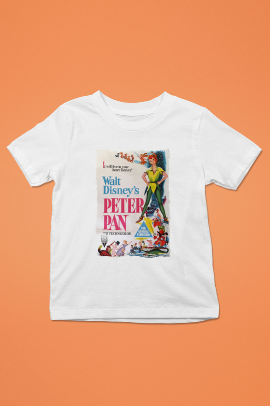 Peter Pan Beyaz Unisex Çocuk Tişört