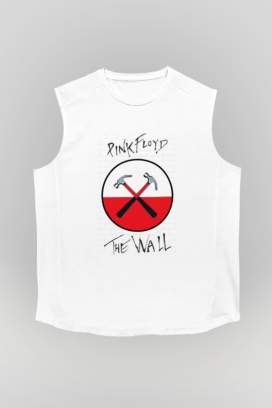Pink Floyd Beyaz Unisex Kolsuz Tişört