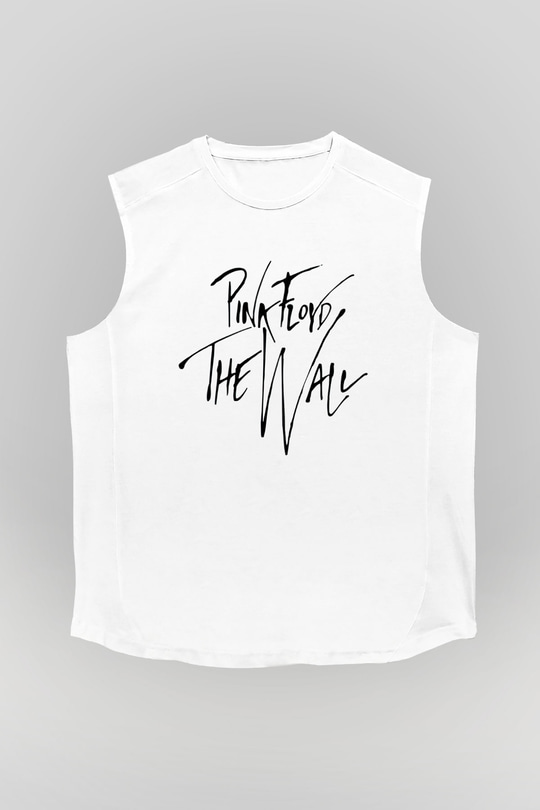 Pink Floyd Beyaz Unisex Kolsuz Tişört