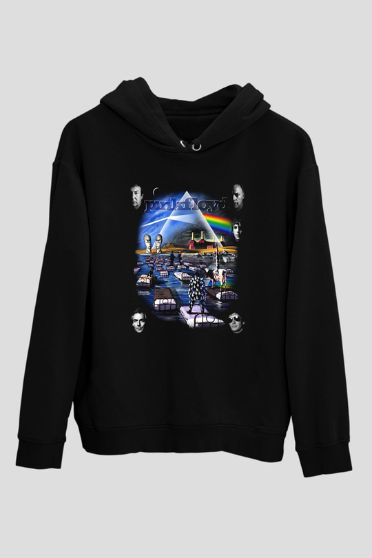 Pink Floyd Siyah Unisex Hoodie