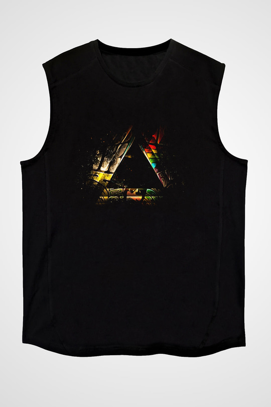 Pink Floyd Siyah Unisex Kolsuz Tişört