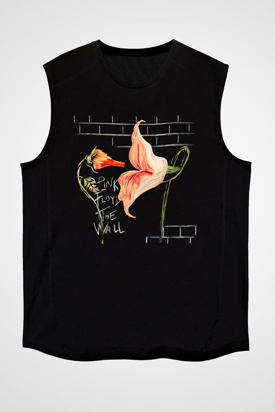 Pink Floyd Siyah Unisex Kolsuz Tişört