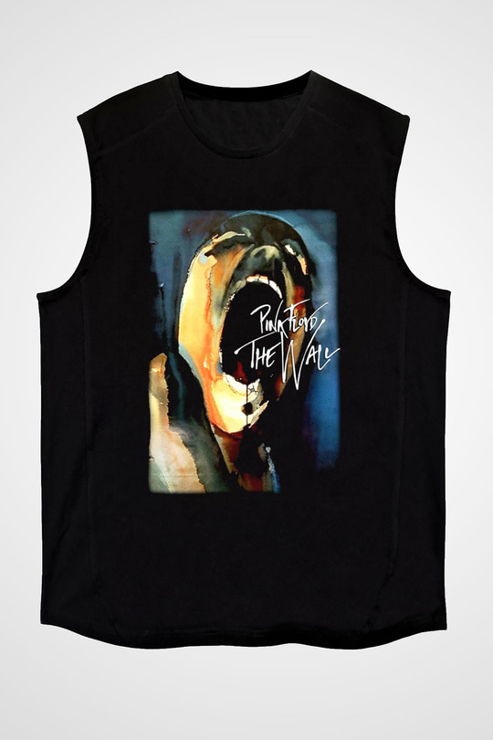 Pink Floyd Siyah Unisex Kolsuz Tişört