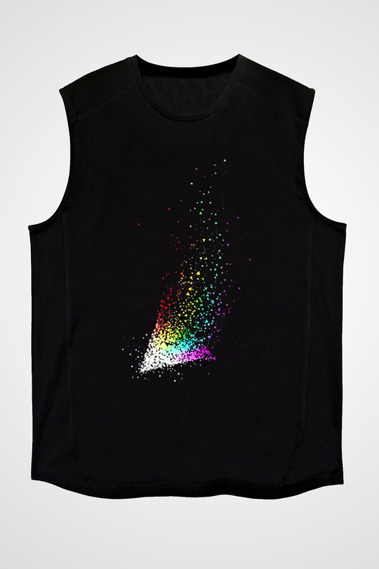 Pink Floyd Siyah Unisex Kolsuz Tişört