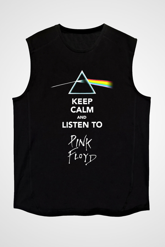 Pink Floyd Siyah Unisex Kolsuz Tişört