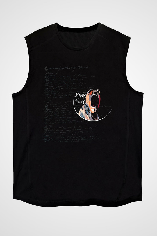Pink Floyd Siyah Unisex Kolsuz Tişört