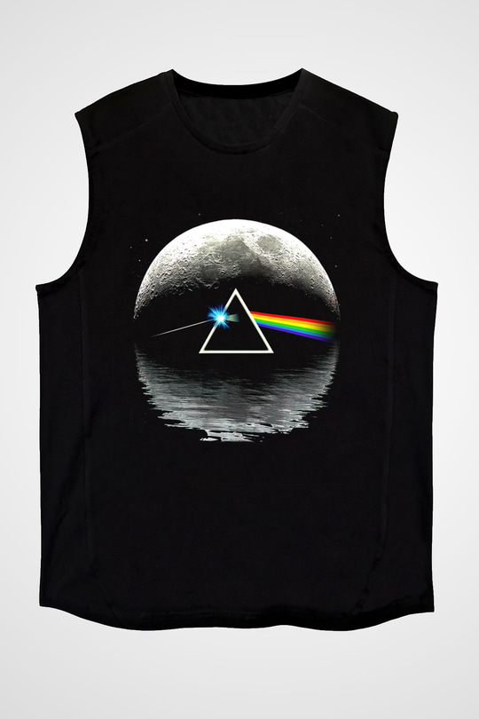 Pink Floyd Siyah Unisex Kolsuz Tişört