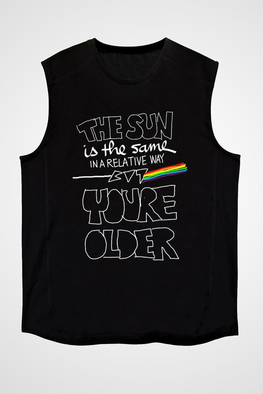 Pink Floyd The Sun Is The Same Siyah Unisex Kolsuz Tişört