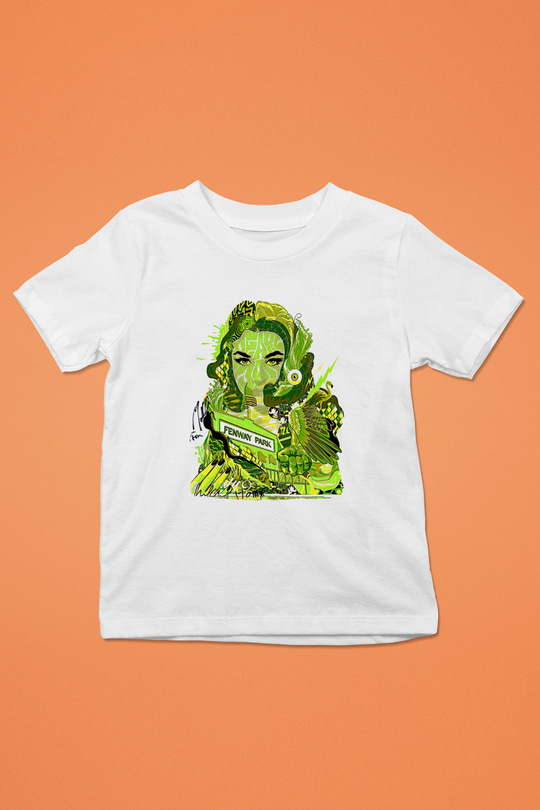 Pj Harvey Baskılı Beyaz Unisex Beyaz Çocuk Tişört - Tshirt