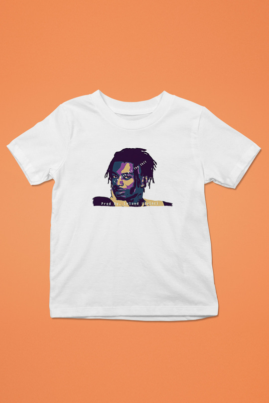 Playboi Carti Baskılı Beyaz Unisex Beyaz Çocuk Tişört - Tshirt