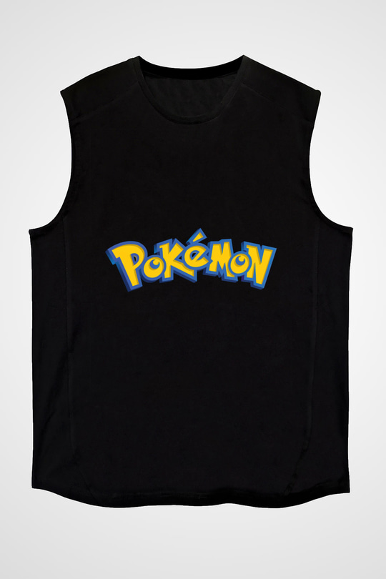 Pokemon Beyaz Unisex Kolsuz Tişört