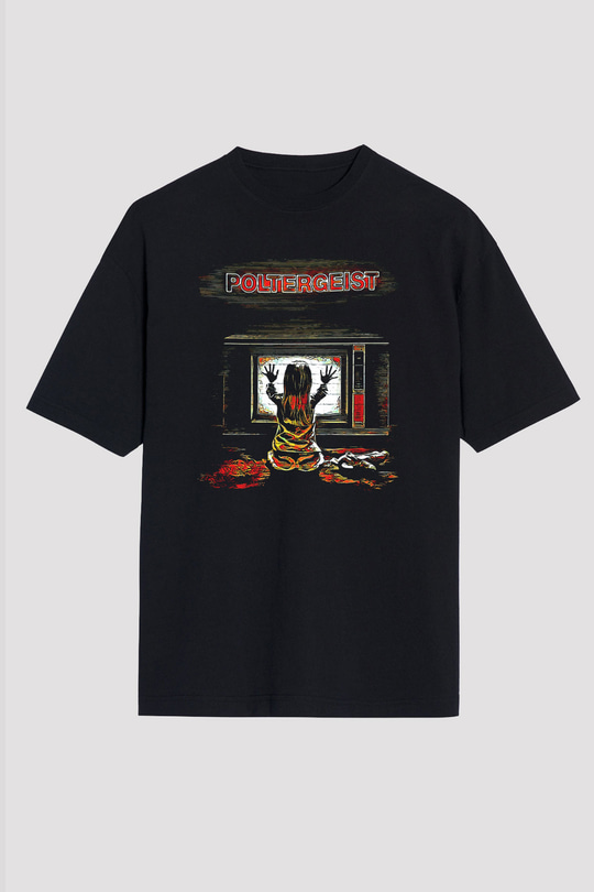 Poltergeist Siyah Unisex Tişört