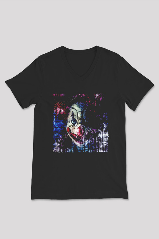 Poltergeist Siyah Unisex  V Yaka Tişört