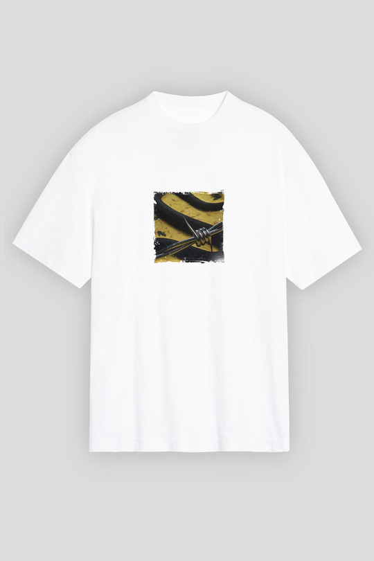Post Malone Baskılı Unisex Beyaz Tişört