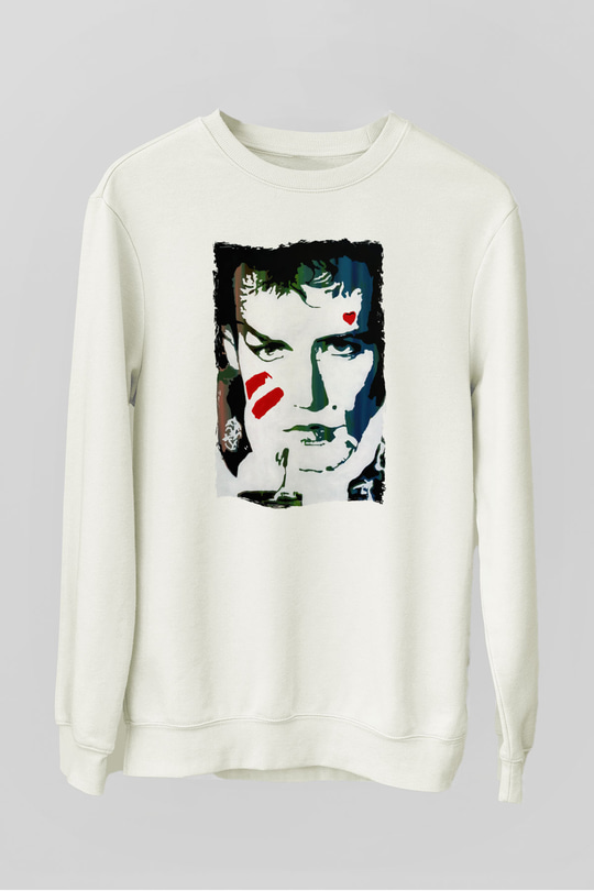 Prince Beyaz Unisex Sweatshirt