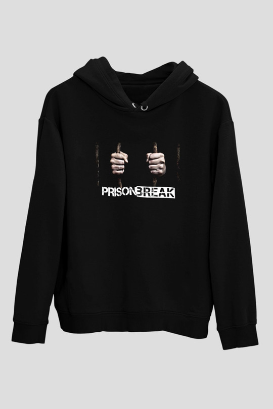 Prison Break Siyah Unisex Hoodie