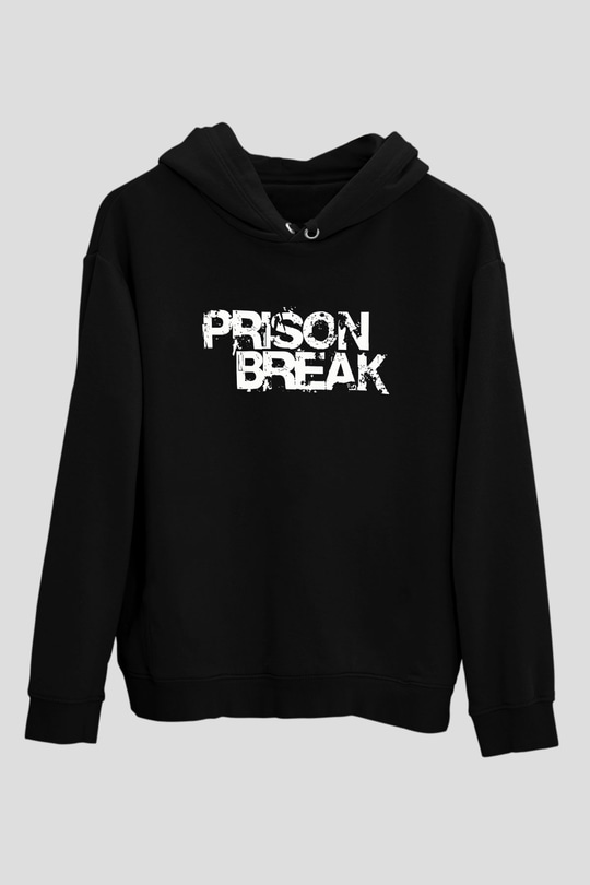 Prison Break Siyah Unisex Hoodie