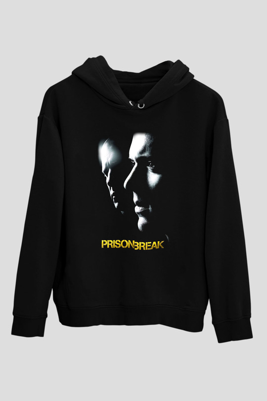 Prison Break Siyah Unisex Hoodie