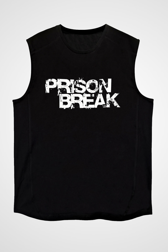 Prison Break Siyah Unisex Kolsuz Tişört