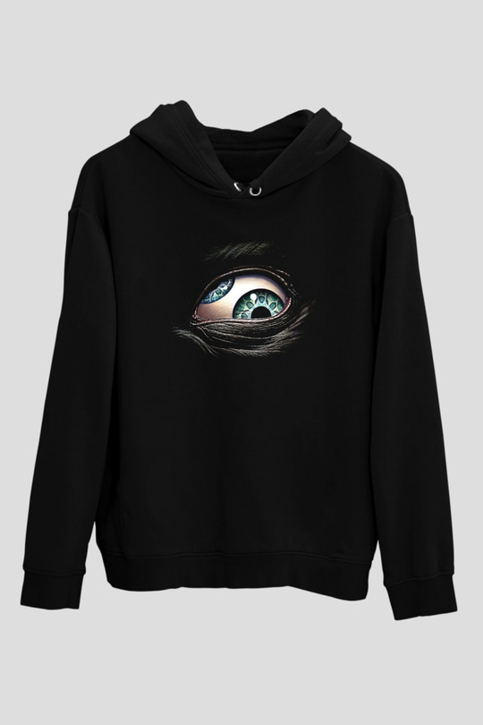 Puscifer Baskılı Unisex Siyah Kapüşonlu Sweatshirt
