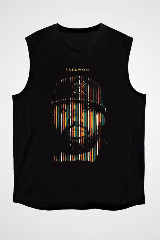 Raekwon Siyah Unisex Kolsuz Tişört