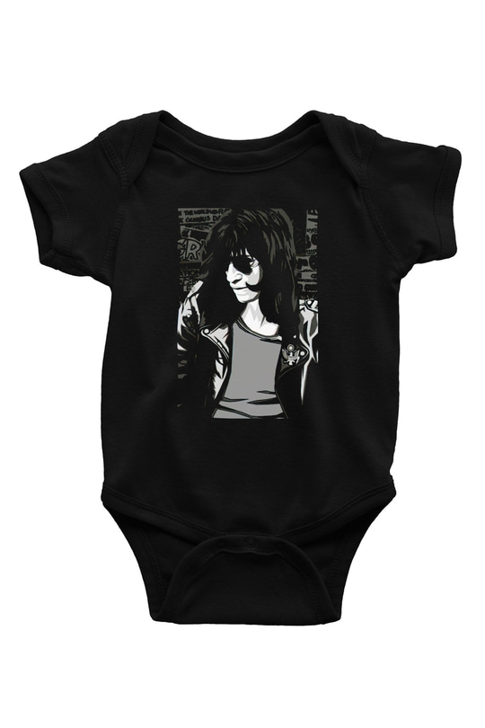 Ramones Siyah Bebek Body - Zıbın