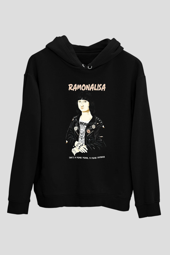 Ramones Siyah Unisex Hoodie