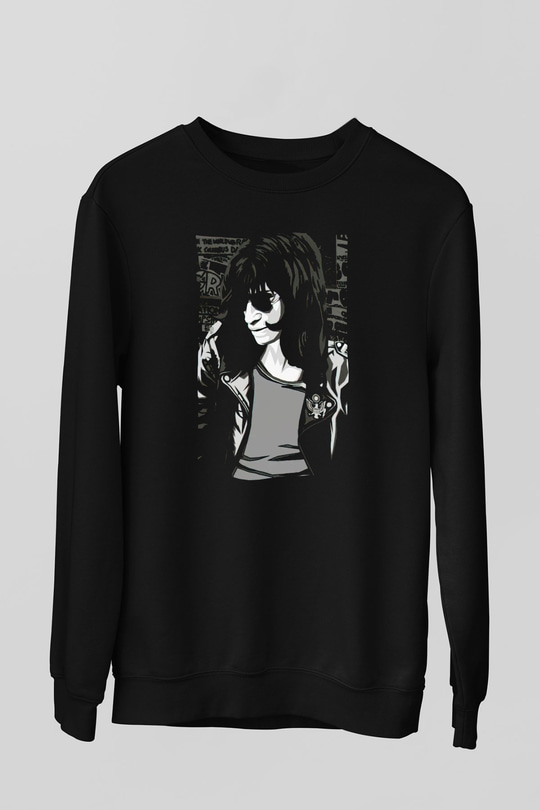 Ramones Siyah Unisex Sweatshirt