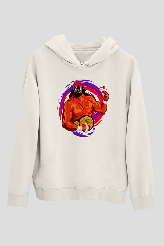 Randy Savage Beyaz Unisex Hoodie