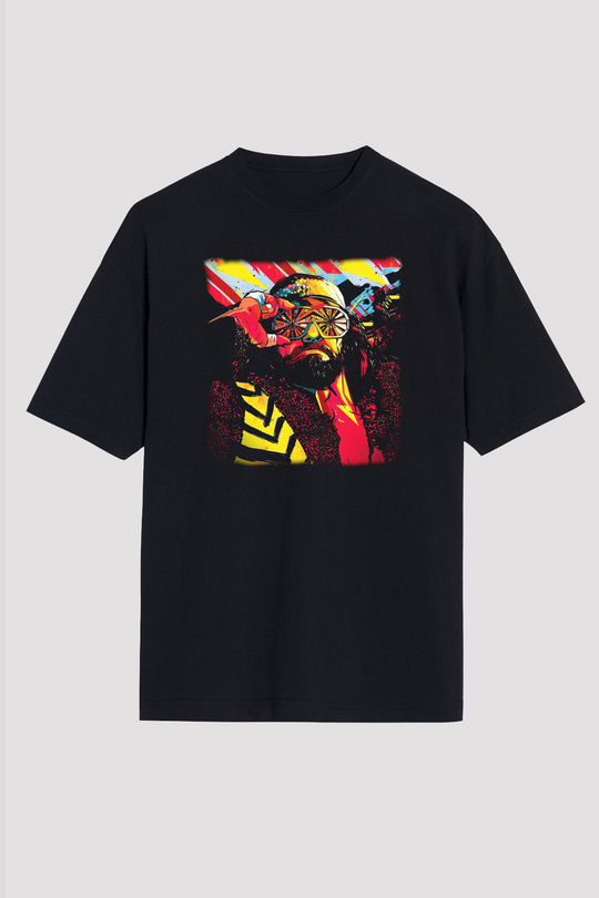 Randy Savage Siyah Unisex Tişört
