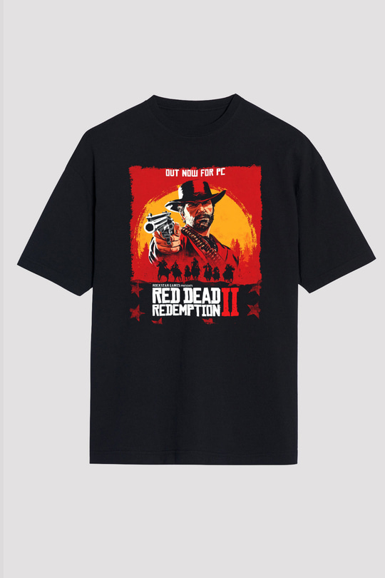 Red Dead Redemption Siyah Unisex Tişört T-Shirt