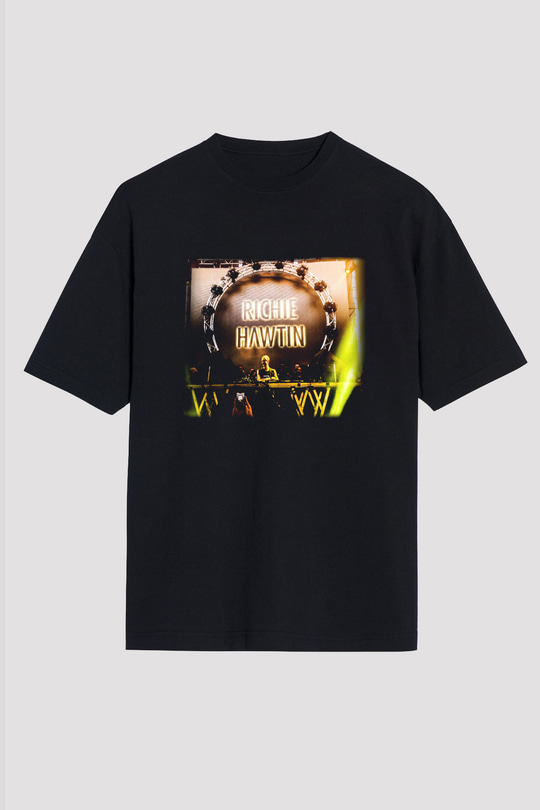 Richie Hawtin Siyah Unisex Oversize Tişört T-Shirt