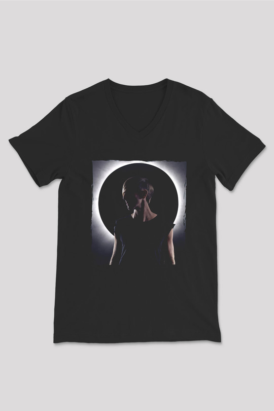 Richie Hawtin Siyah Unisex V Yaka Tişört