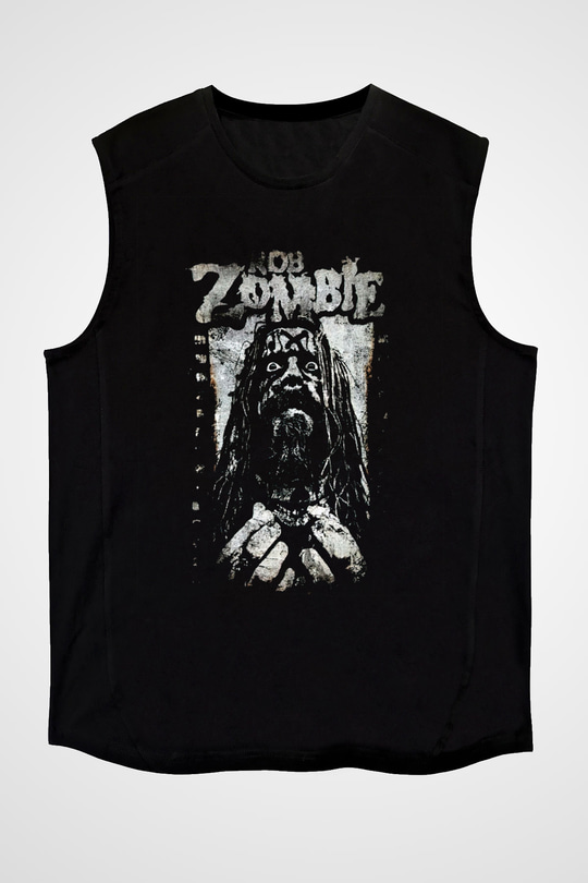 Rob Zombie Siyah Unisex Kolsuz Tişört