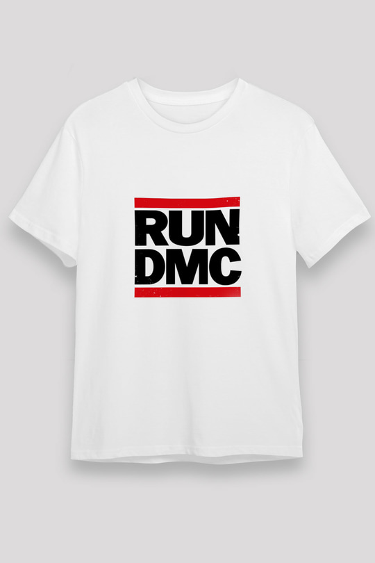 Run DMC Baskılı Unisex Beyaz Tişört
