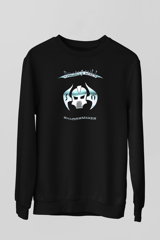 Running Wild Baskılı Unisex Siyah Sweatshirt
