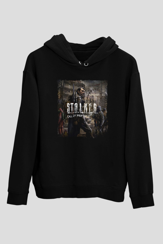 S.T.A.L.K.E.R. Siyah Unisex Hoodie