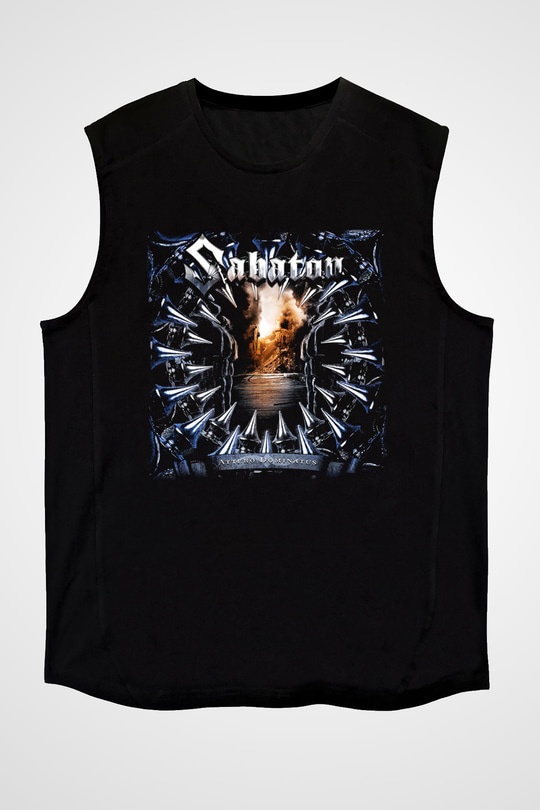 Sabaton Siyah Unisex Kolsuz Tişört