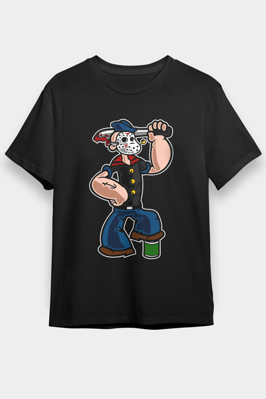 Sailor Mass Murderer Temel Reis Baskılı Siyah Unisex Tişört